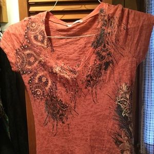 Short sleeve dressy shirt